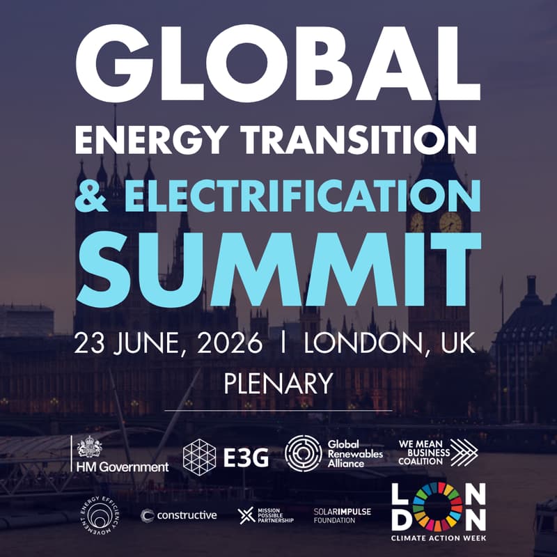 Cover Image for Global Energy Transition and Electrification Summit: Plenary session