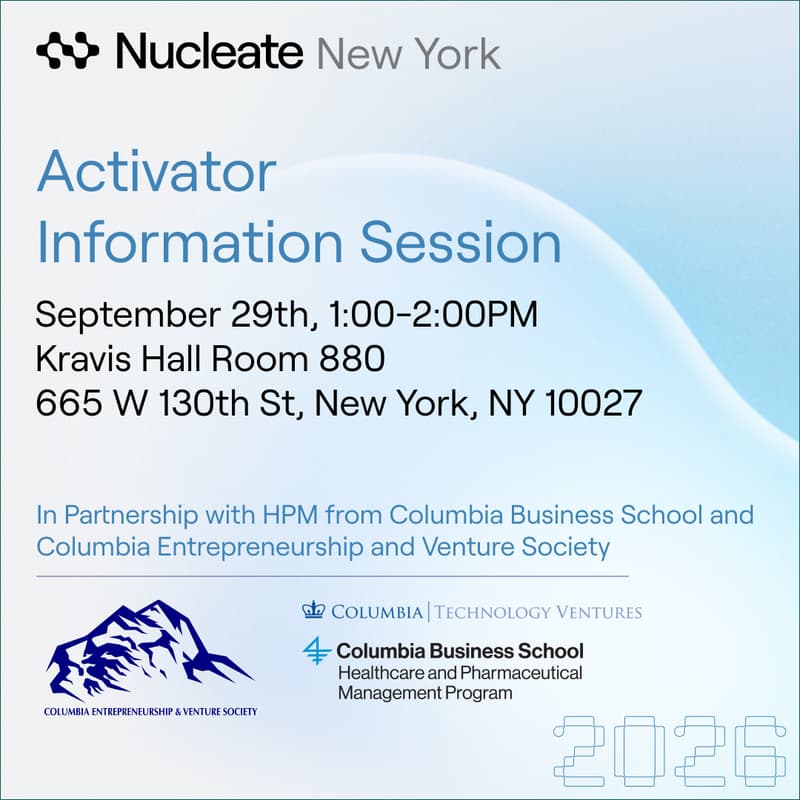 Cover Image for Nucleate NY Activator Info Session- Columbia Morningside