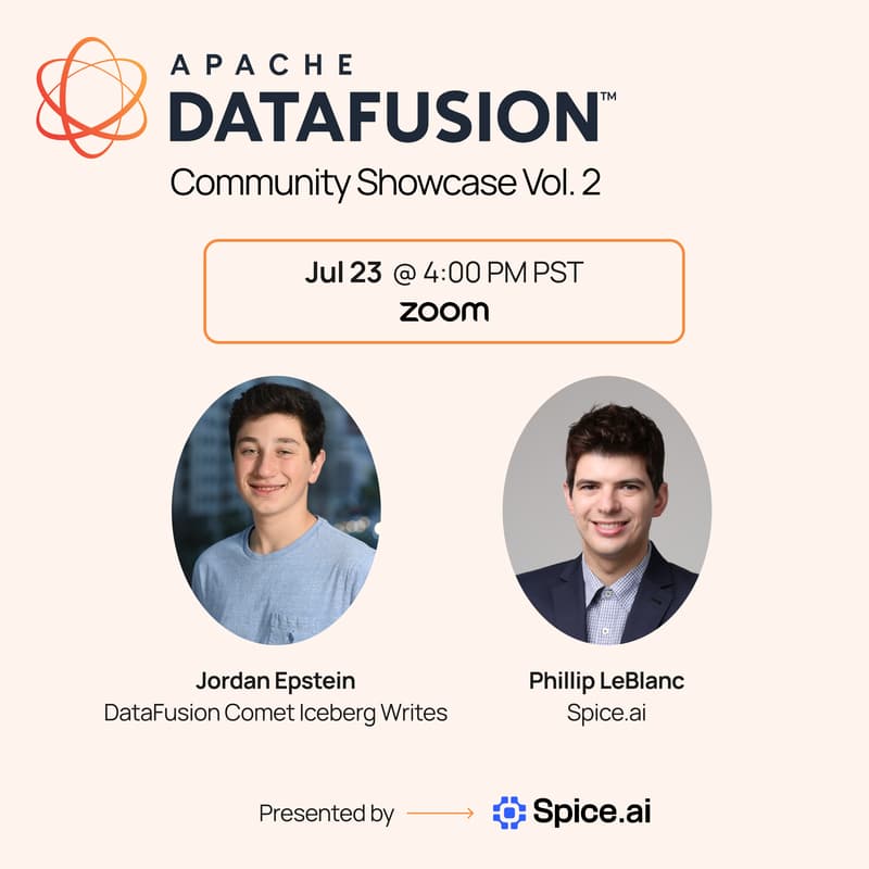 Cover Image for DataFusion Community Showcase Vol.2