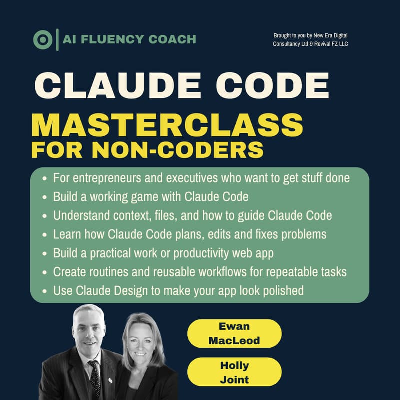 Cover Image for Claude Design & Code Masterclass - 5th September