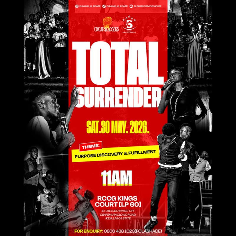 Cover Image for Dunamis @5: Total Surrender