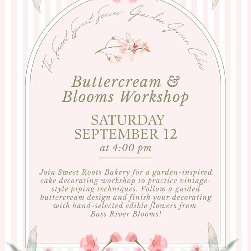 Cover Image for Buttercream & Blooms- Garden Grown Cakes