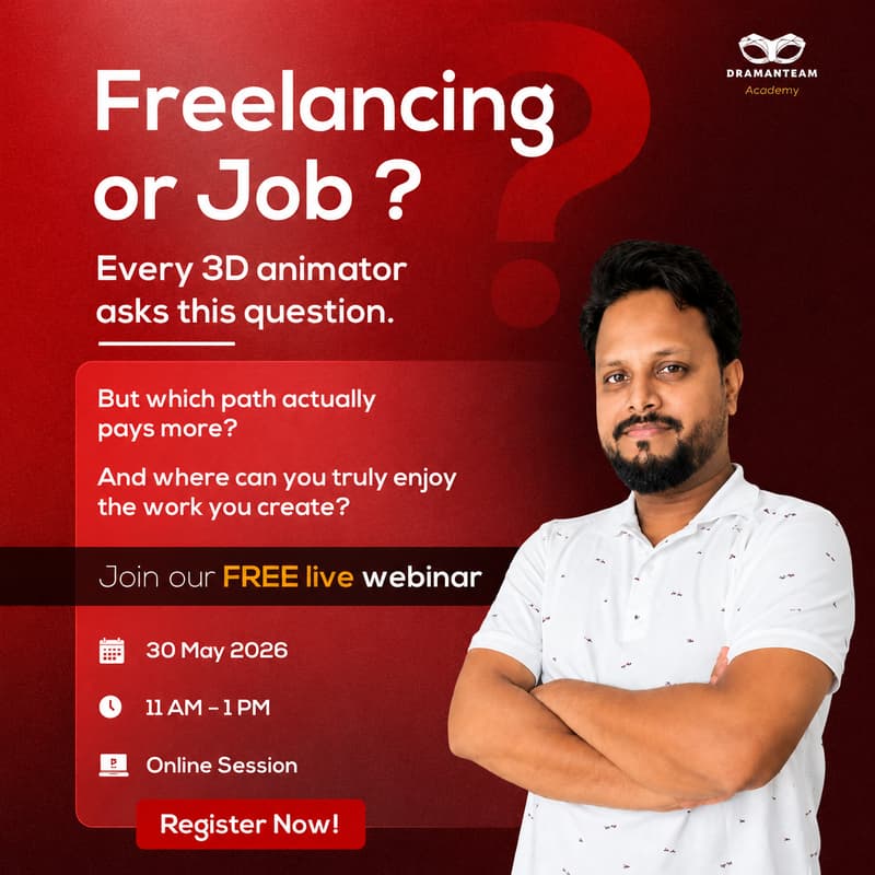 Cover Image for Freelancing vs Jobs for 3D Animator & Creators