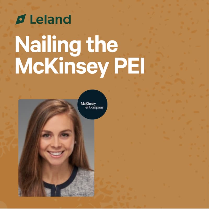 Cover Image for Nailing the McKinsey PEI