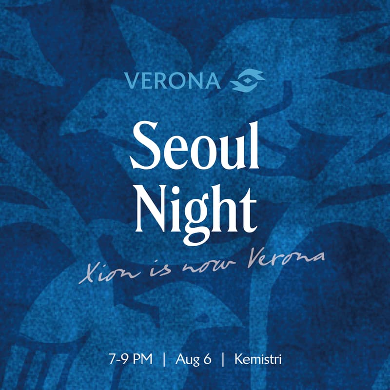 Cover Image for VERONA Seoul Night: XION is now VERONA