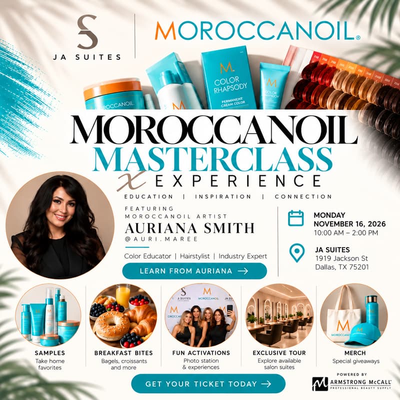 Cover Image for Moroccanoil Masterclass Experience by Ja Suites