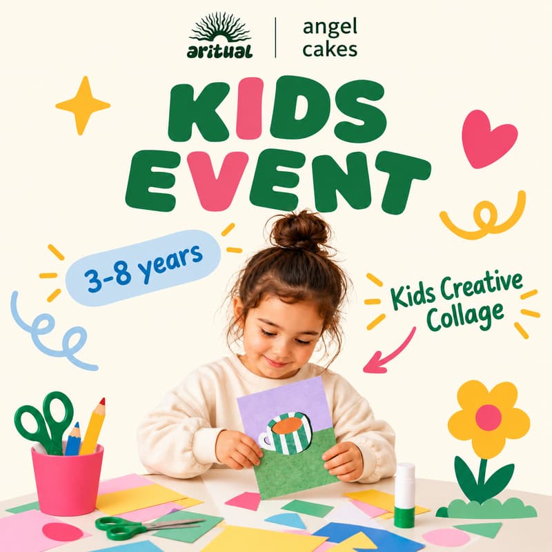 Cover Image for Kids Creative Collage | Aritual & Angel Cakes Monaco