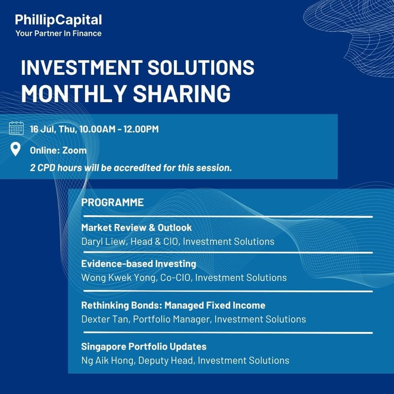 Cover Image for [ONLINE] Investment Solutions Monthly Sharing
