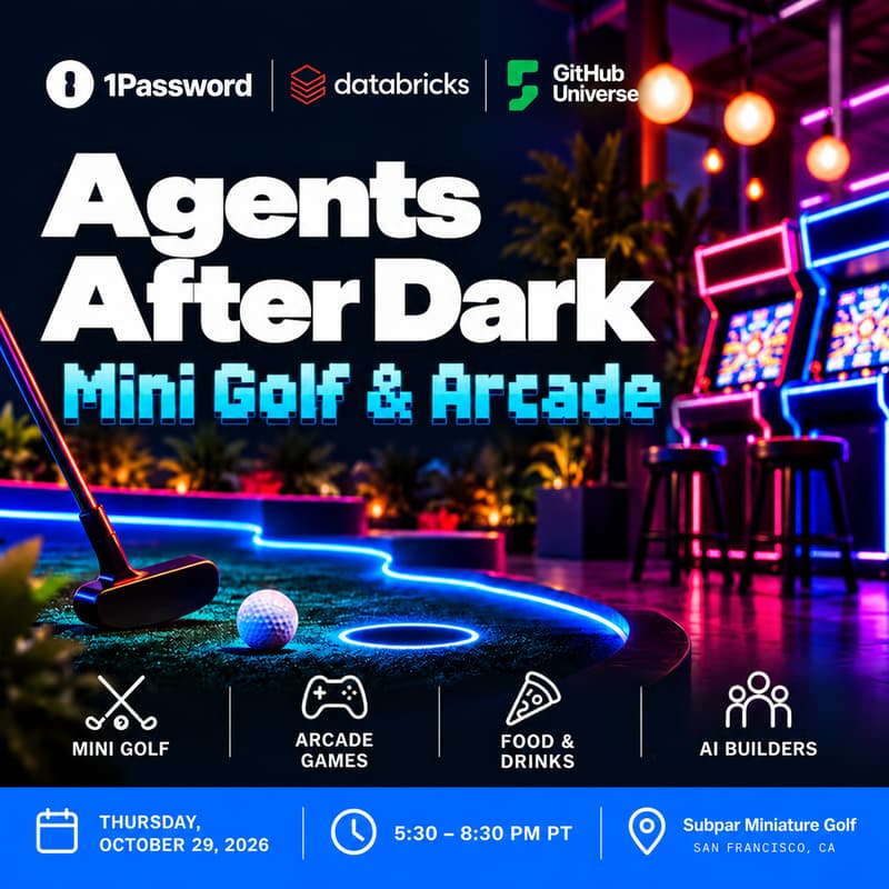 Cover Image for Agents After Dark: Mini Golf & Arcade @ GitHub Universe