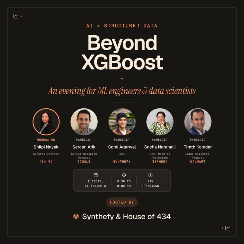 Cover Image for Beyond XGBoost: An Evening for ML Engineers & Leaders