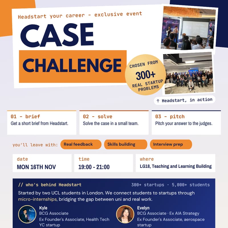 Cover Image for Case Challenge: Birmingham Campus x Headstart