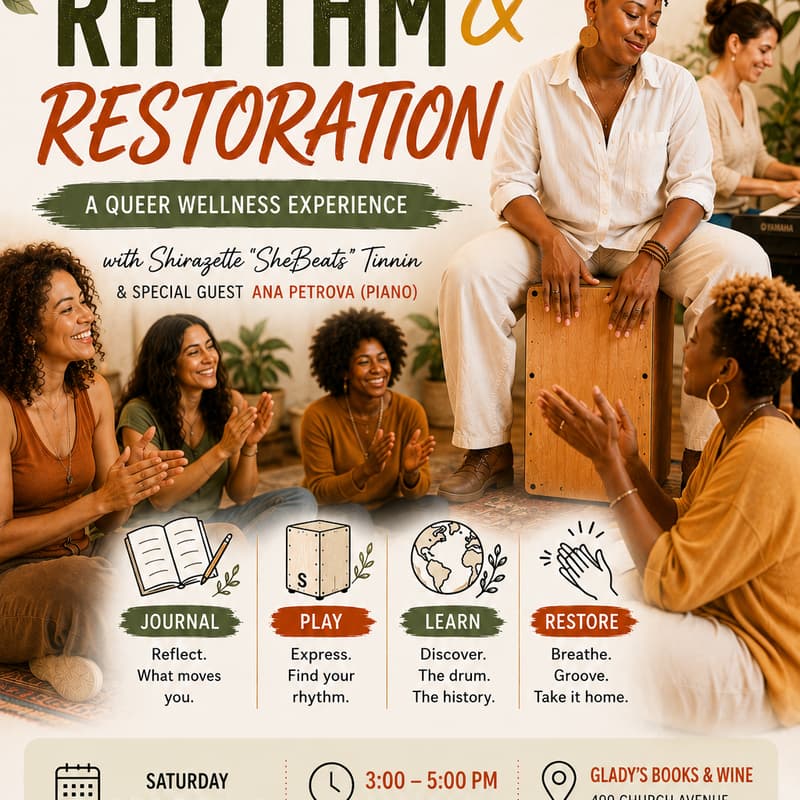 Cover Image for Rhythm & Restoration: A Queer Wellness Performance feat. Shirazette Tinnin