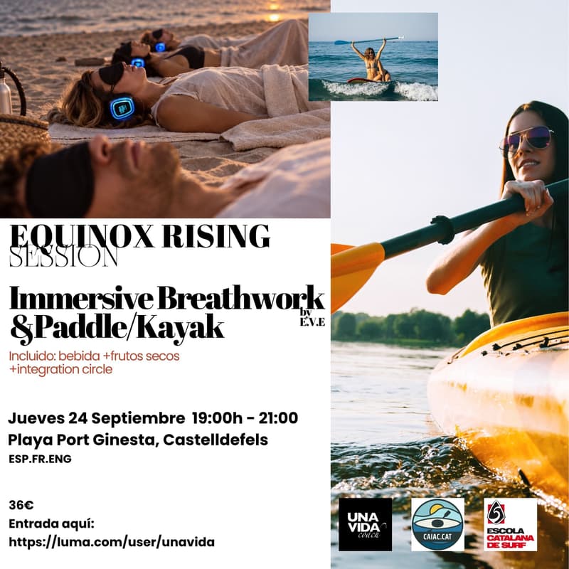 Cover Image for Immersive Breathwork & Paddle / Kayak - Equinox Rising