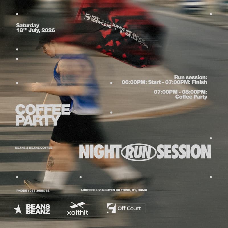 Cover Image for NIGHT RUN & COFFEE PARTY π