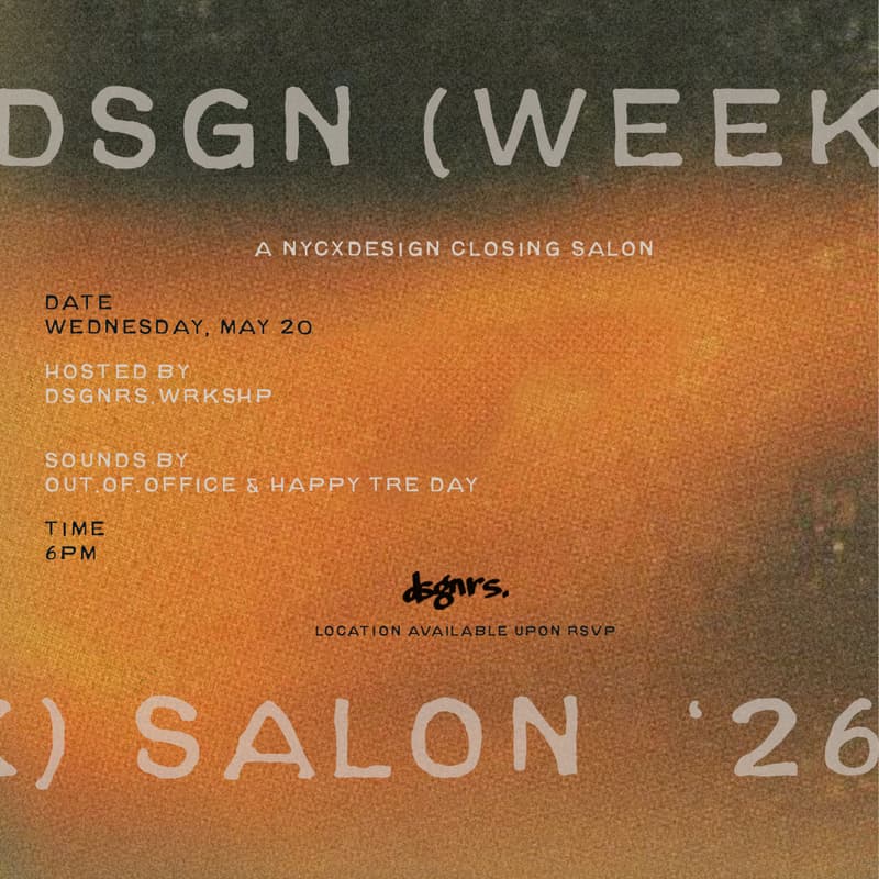 Cover Image for DSGN SALON, A NYCxDESIGN Closing Party