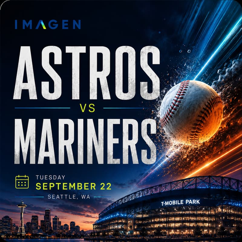 Cover Image for An Evening with Imagen Technologies: Houston Astros vs Seattle Mariners