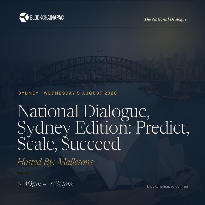 Cover Image for The National Dialogue, Sydney Edition: Predict, Scale, Succeed hosted by Mallesons