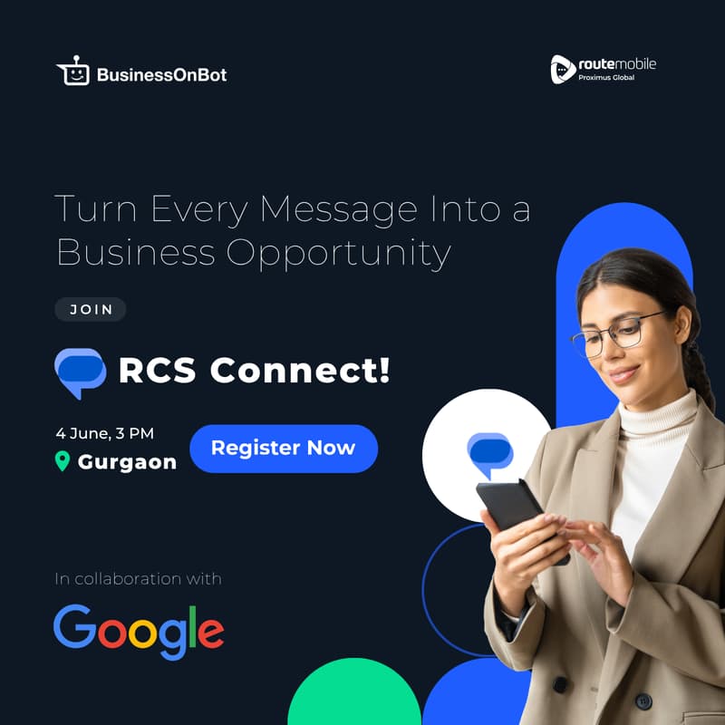 Cover Image for RCS Connect 2026 | In partnership with Google India and Route Mobile