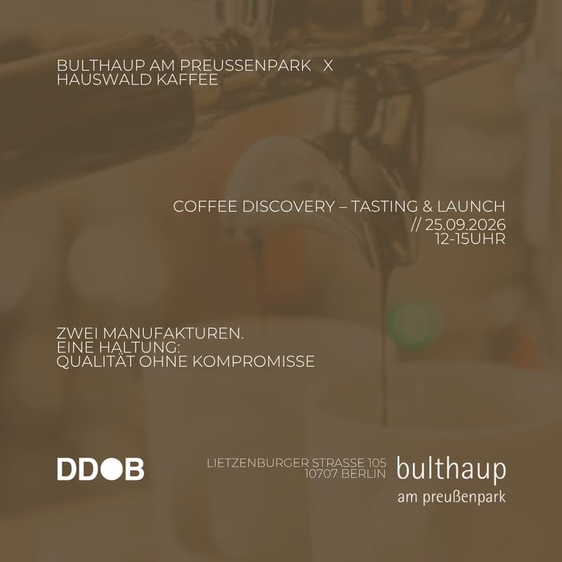 Cover Image for Kaffee. Küche. Inspiration. COFFEE DISCOVERY – TASTING & LAUNCH
