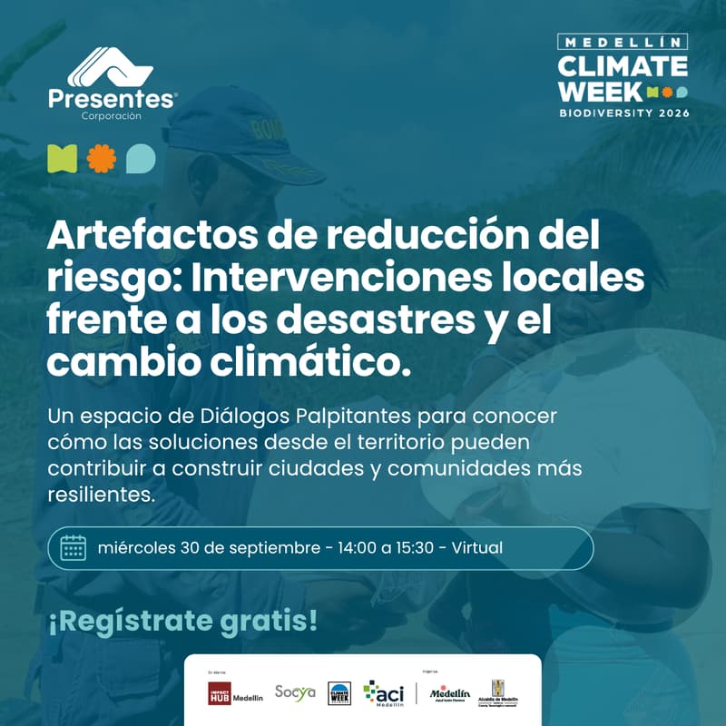 Cover Image for Diálogos Palpitantes | Artefactos de reducción del riesgo: Intervenciones locales frente a los desastres y el cambio climático.