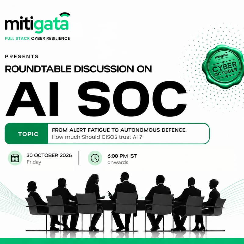Cover Image for AI SOC Rountable Discussion