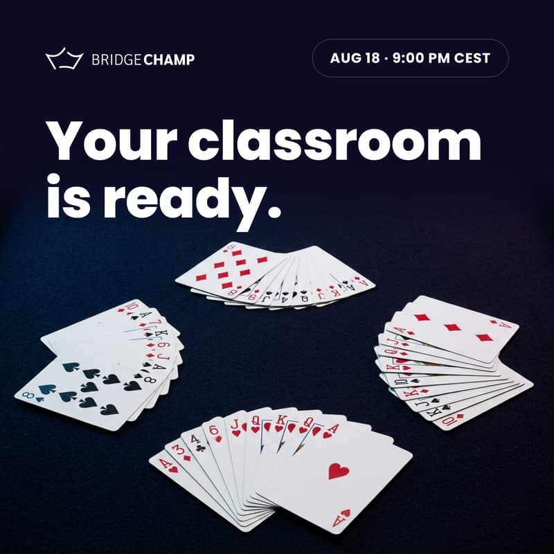Cover Image for Teach Bridge Online: Live Demo of Bridge Champ's Teaching Tools