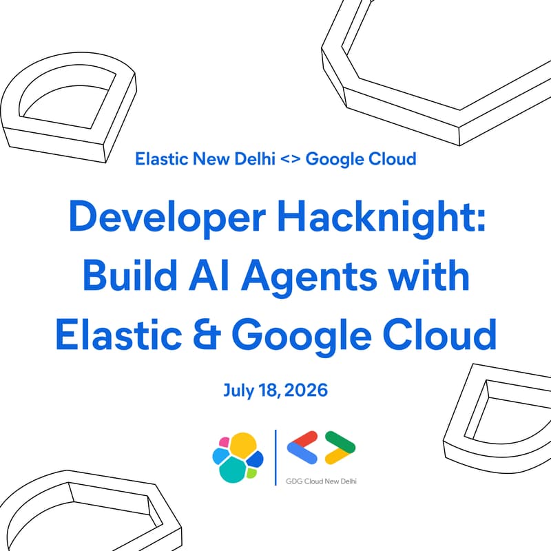 Cover Image for Developer Hackathon: Build AI Agents with Elastic & Google Cloud