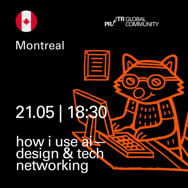 Cover Image for Montreal. How I Use AI — Design & Tech Networking