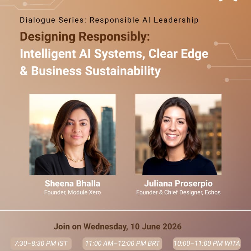 Cover Image for Designing Responsibly: Intelligent AI systems and Business Sustainability with Juliana Proserpio