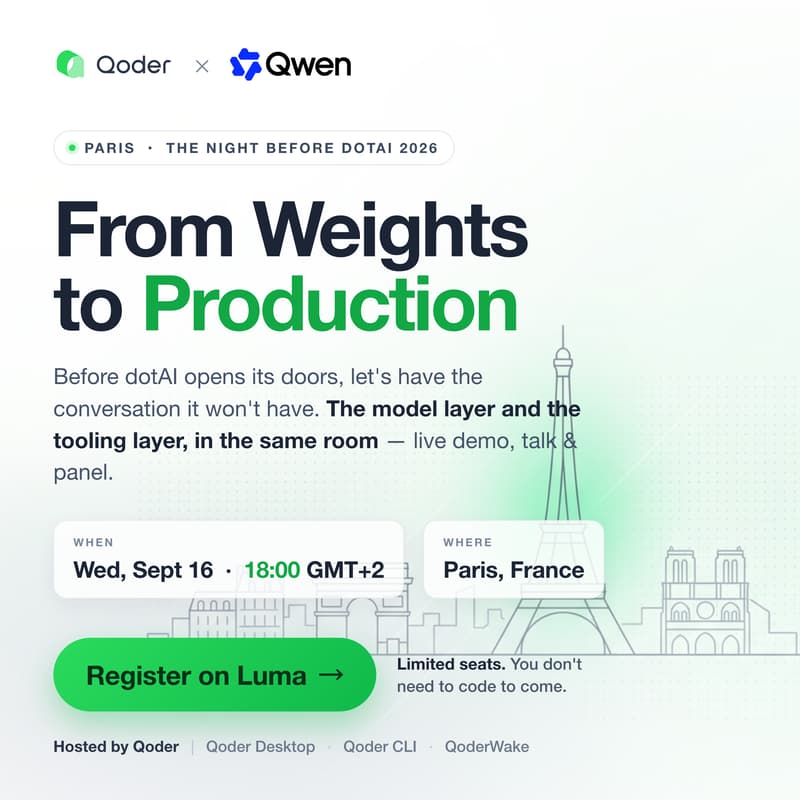 Cover Image for Qoder Paris Night: From Weights to Production