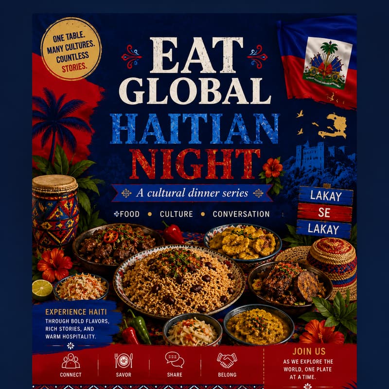 Cover Image for Born Global Eat Global - Haitian Night