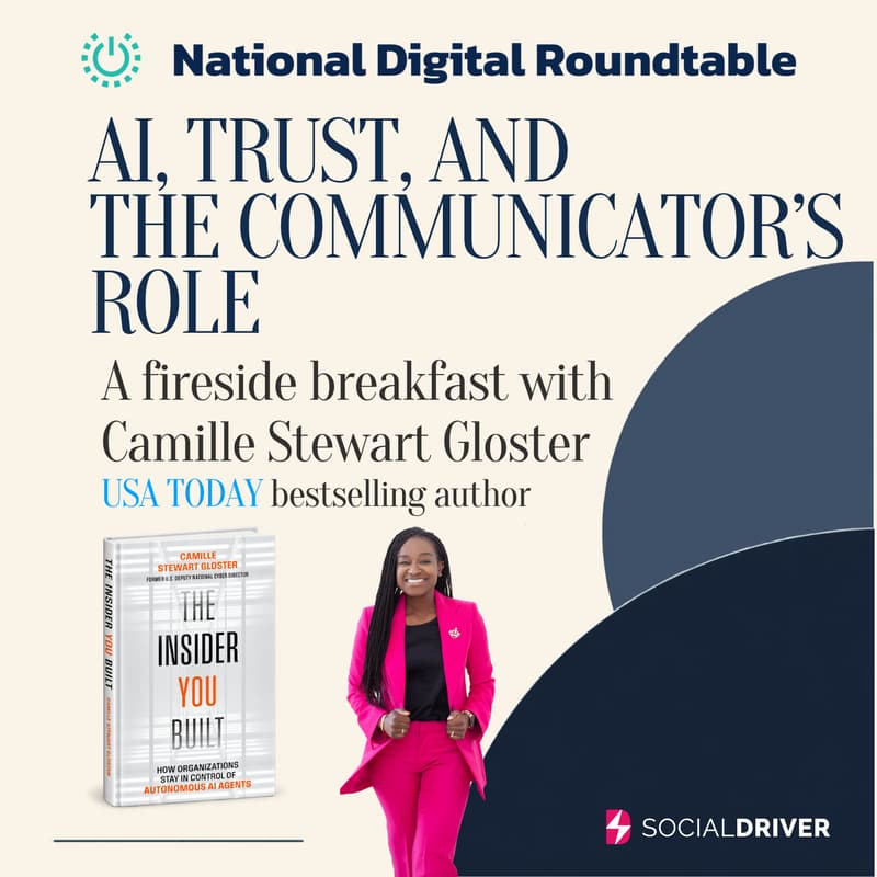 Cover Image for AI, Trust & the Communicator’s Role: A Fireside Chat with Camille Stewart Gloster