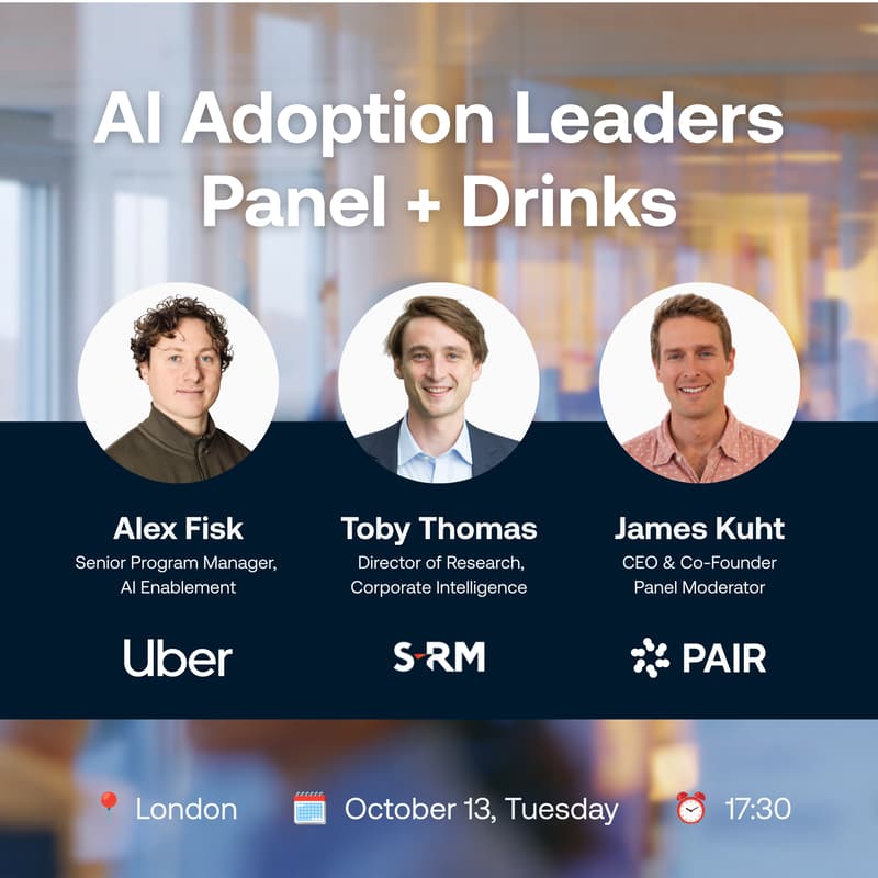 Cover Image for AI Adoption Leaders Panel + Drinks