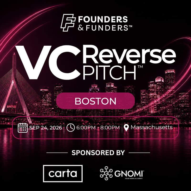 Cover Image for Founders & Funders: BOS VC Reverse Pitch