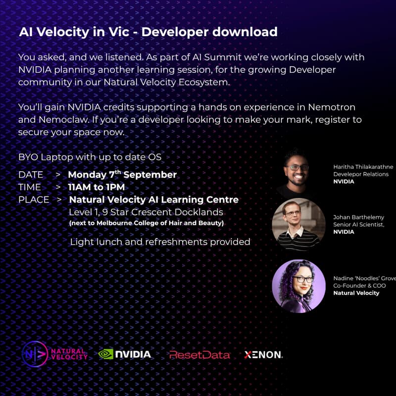 Cover Image for AI Velocity in Vic - Developer download