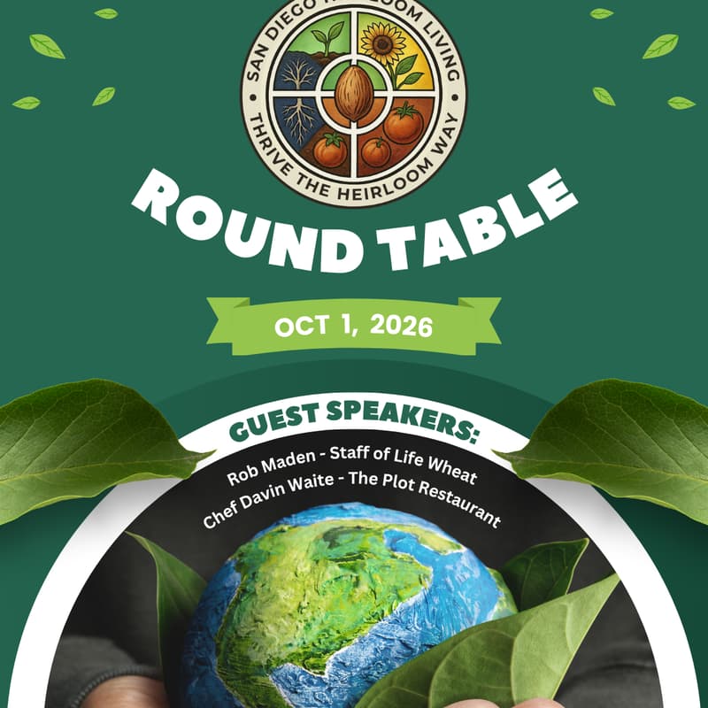 Cover Image for SD Heirloom Living Roundtable: The Start of a Local Movement