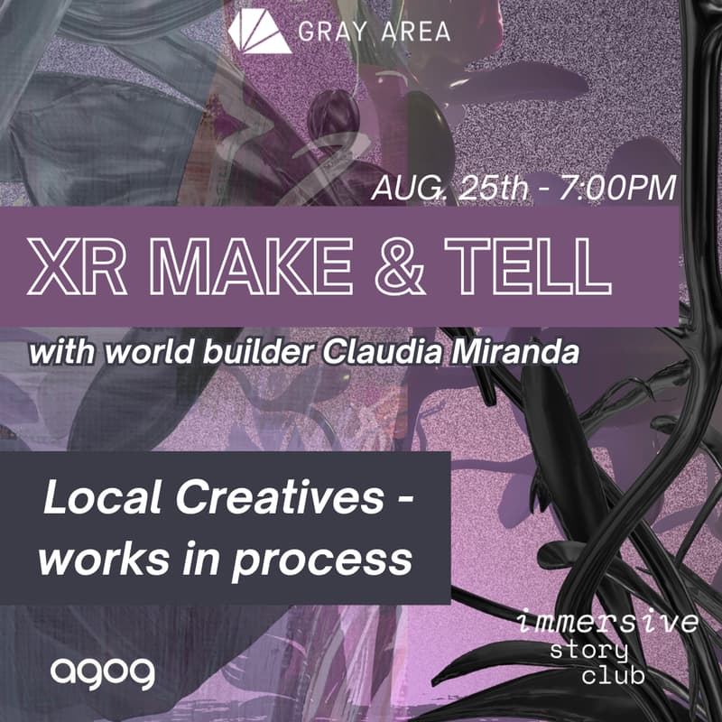 Cover Image for XR Make & Tell with World Builder Claudia Miranda