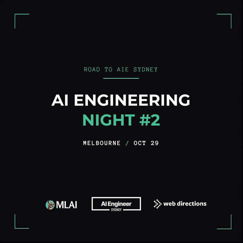 Cover Image for AI Engineer Night Melbourne #2