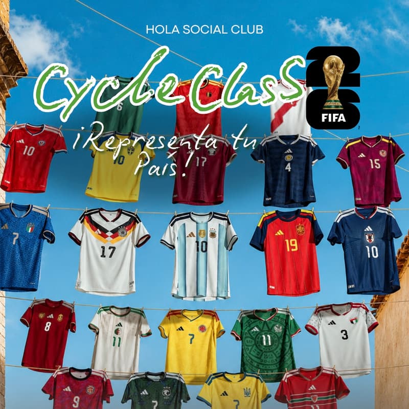 Cover Image for Cycle Class - World Cup 🌎✨