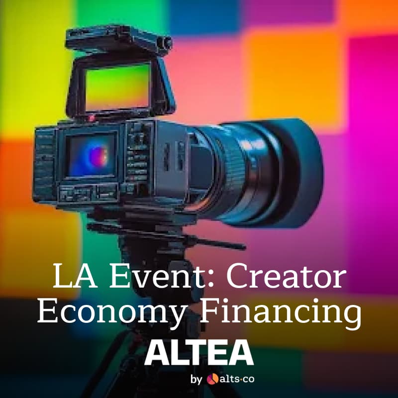 Cover Image for Creative Financing in the Creator Economy — Oct 6