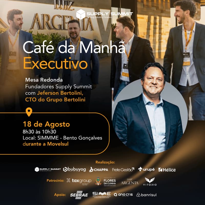 Cover Image for Café da Manhã Executivo | Supply Summit | EVENTO GRATUITO