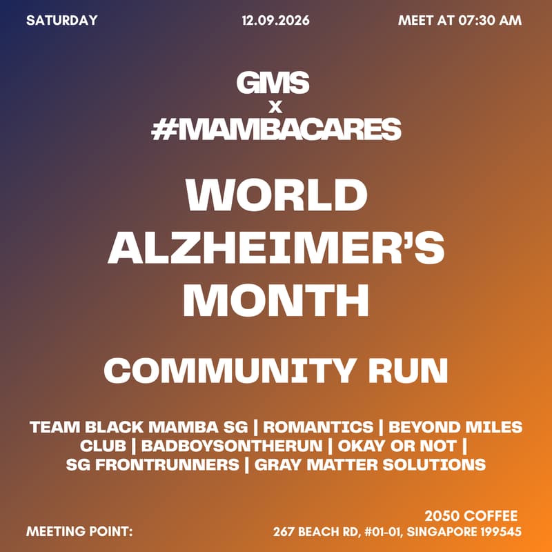Cover Image for GMS x #MambaCares World Alzheimer's Month Community Run