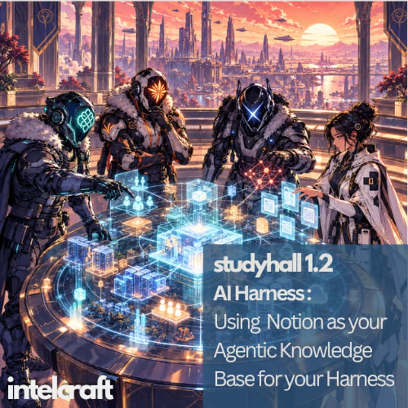 Cover Image for [studyhall 1.2] AI Skills & Tools: Notion as Agentic Knowledge Base for Claude / ChatGPT / Grok