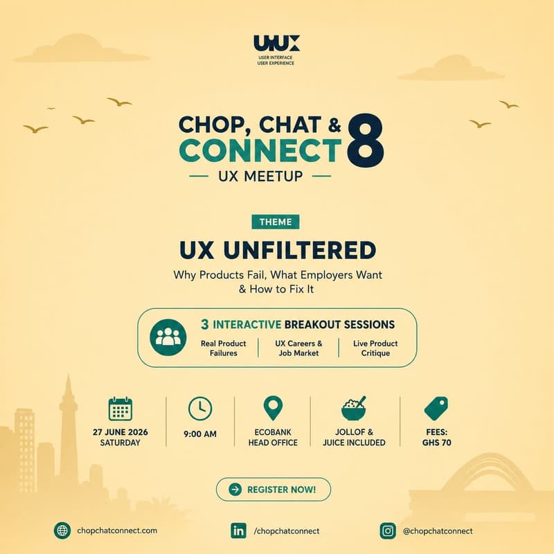 Cover Image for CHOP, CHAT & CONNECT 8TH MEETUP