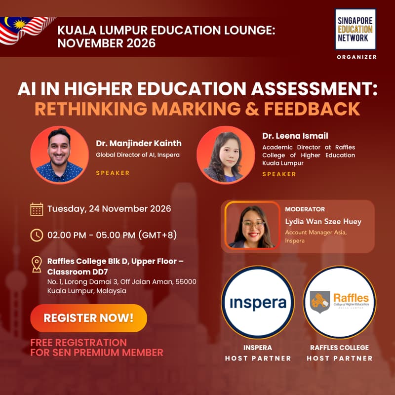 Cover Image for Kuala Lumpur Education Lounge: November 2026