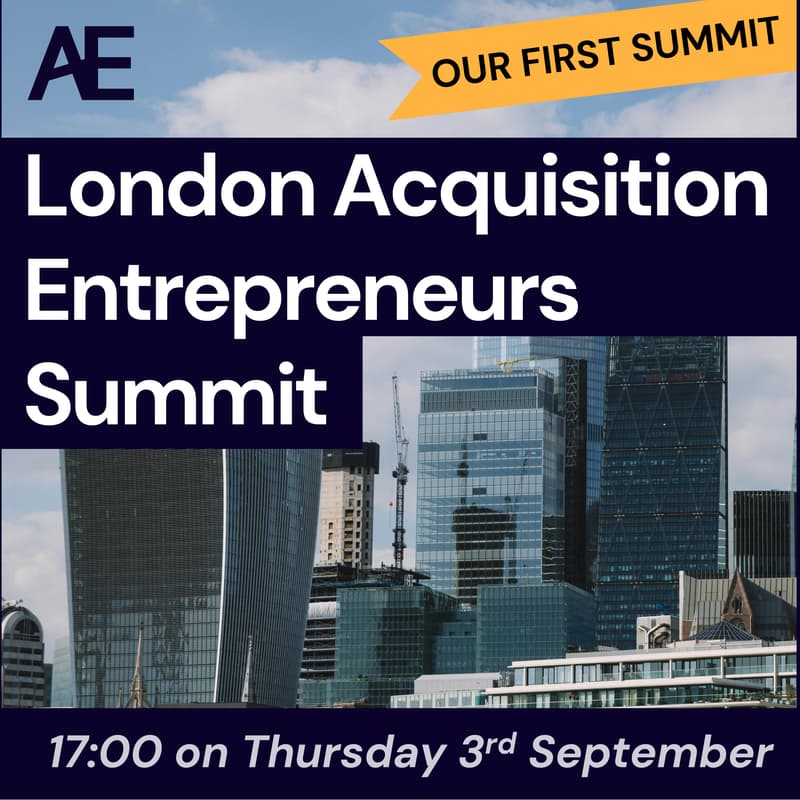 Cover Image for London Acquisition Entrepreneurs Summit