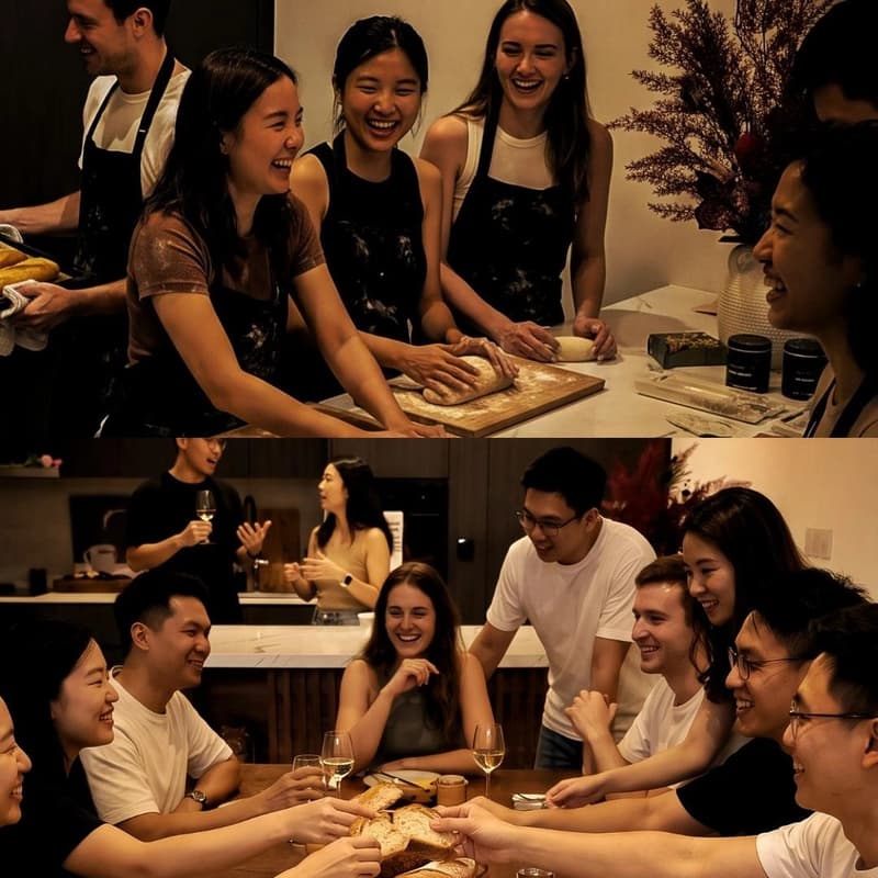 Cover Image for Bake as strangers, break bread as friends
