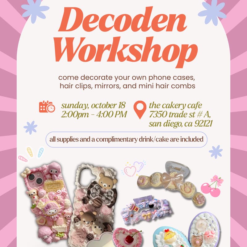 Cover Image for Decoden Workshop 💖