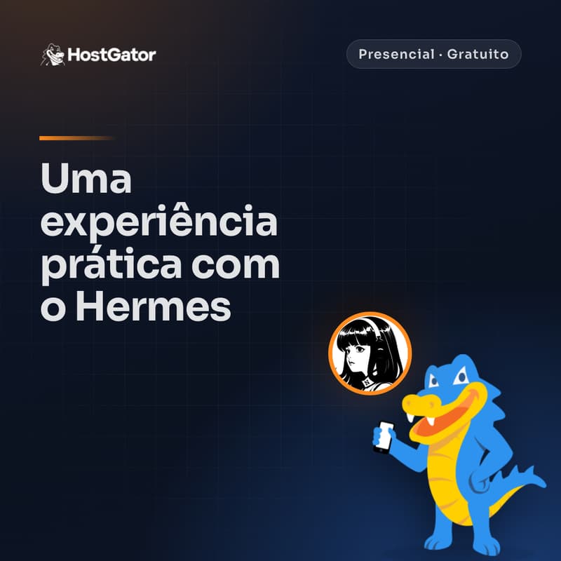 Cover Image for Uma experiência prática com o Hermes - Meetup HostGator