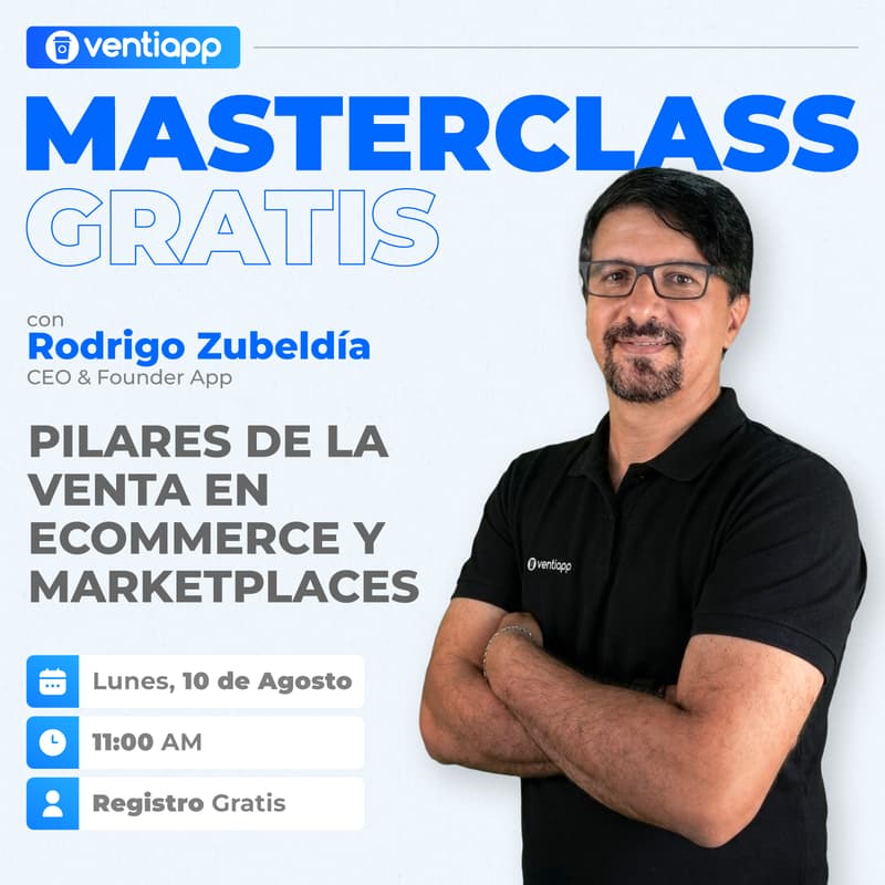 Cover Image for Masterclass gratis: Pilares de la venta en eCommerce y marketplaces